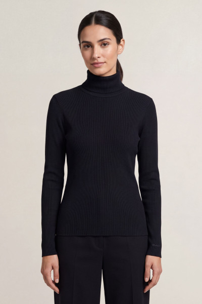 TRIČKO GANT RIBBED LS TURTLENECK - Fotografia č. 1
