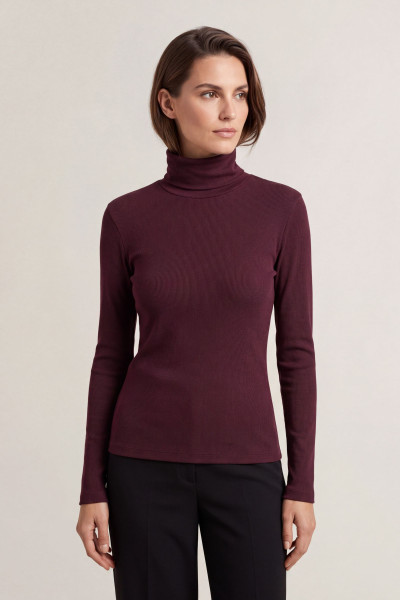TRIČKO GANT RIBBED LS TURTLENECK - Fotografia č. 1
