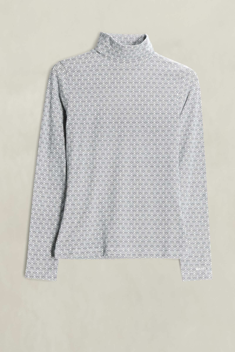 ROLÁK GANT AOP TURTLE NECK EVENING BLUE