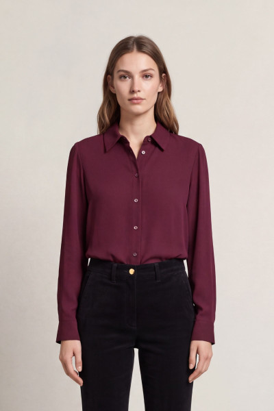BLÚZ GANT REG CLASSIC SILK BLOUSE - Kép 1