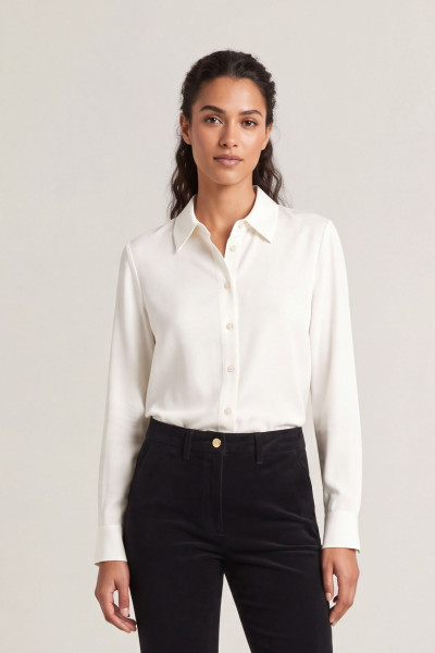 BLÚZ GANT REG CLASSIC SILK BLOUSE - Kép 1