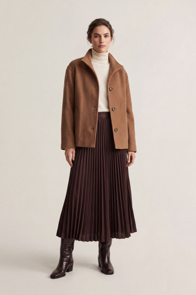 SZOKNYA GANT PLEATED MIDI SKIRT - Kép 1