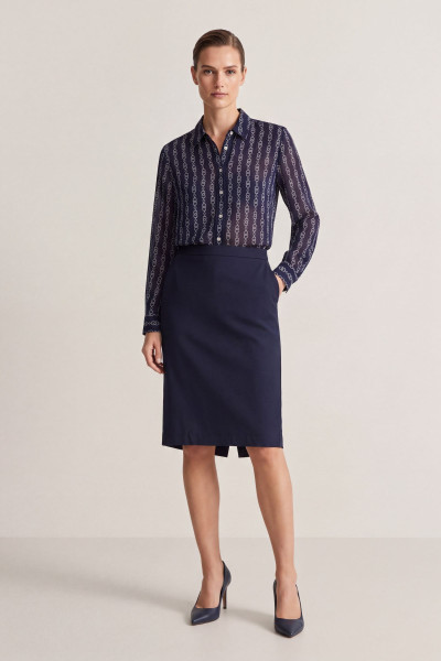 SUKNĚ GANT WOOL BLEND PENCIL SKIRT - Fotografie č. 1