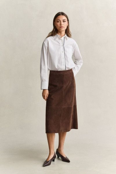 SZOKNYA GANT SUEDE FLARE SKIRT - Kép 1