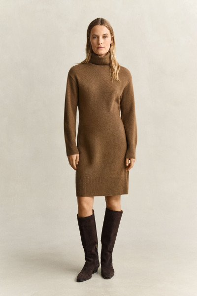 RUHA GANT WOOL CASHMERE ROLLNECK DRESS - Kép 1
