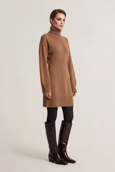 RUHA GANT WOOL CASHMERE ROLLNECK DRESS - Kép 1