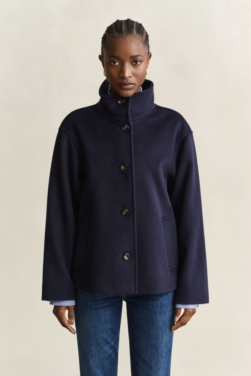 BUNDA GANT WOOL BLEND JACKET EVENING BLUE