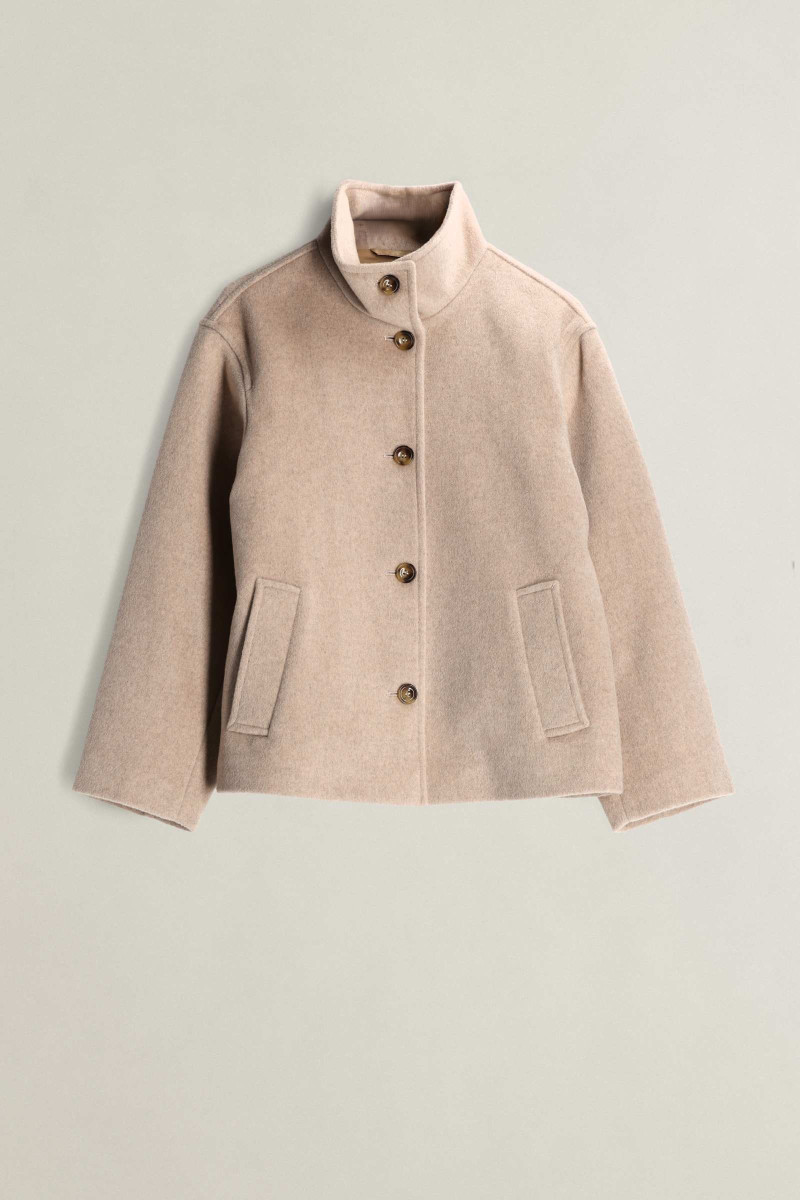 BUNDA GANT WOOL BLEND JACKET MIST TAUPE