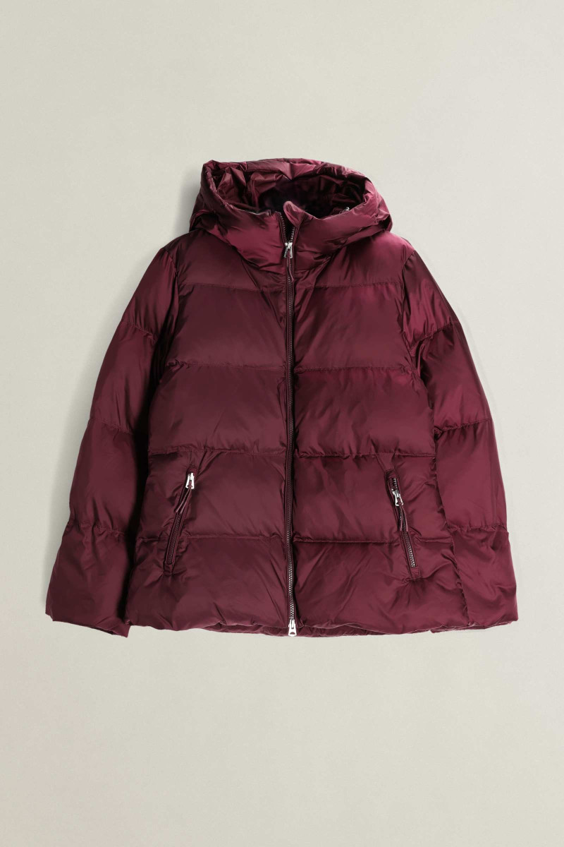 BUNDA GANT MID PADDED JACKET DARKENED WINE