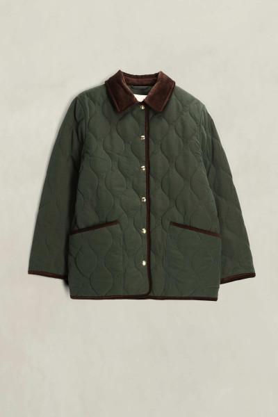 BUNDA GANT MONOGRAM QUILTED JACKET - Fotografie č. 1