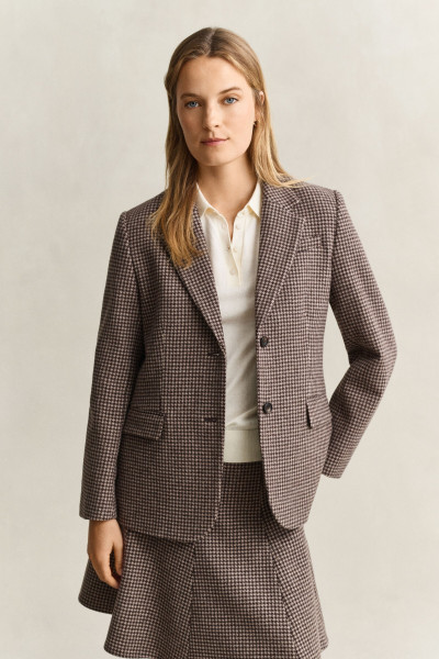 SAKO GANT REG HOUNDSTOOTH BLAZER - Fotografie č. 1
