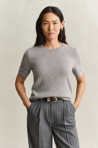 PULÓVER GANT CASHMERE C-NECK SS - Kép 1