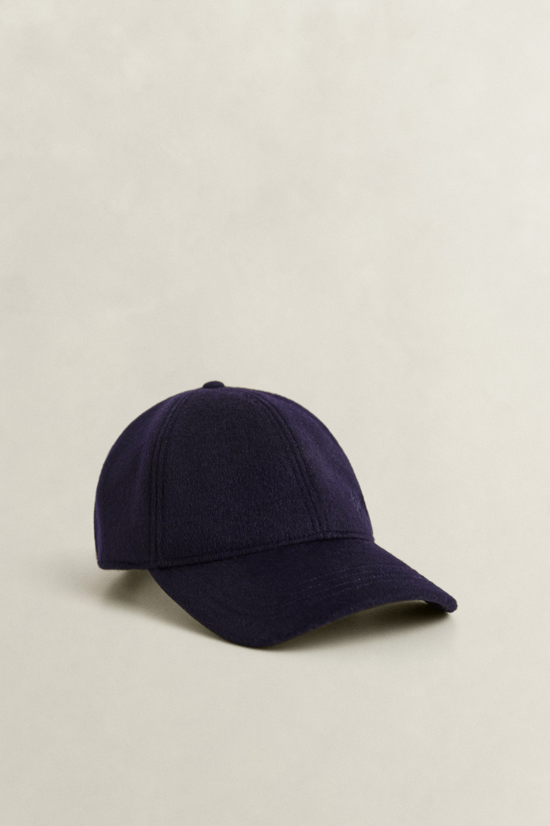 ČAPICA GANT LUSTROUS MELTON CAP EVENING BLUE