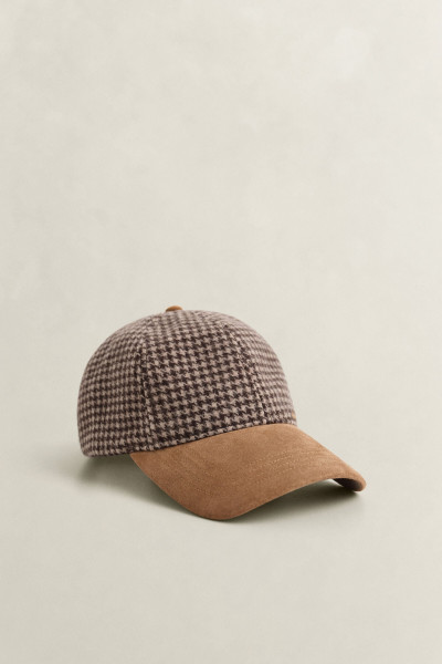 ŠILTOVKA GANT CHECK WOOL CAP - Fotografia č. 1