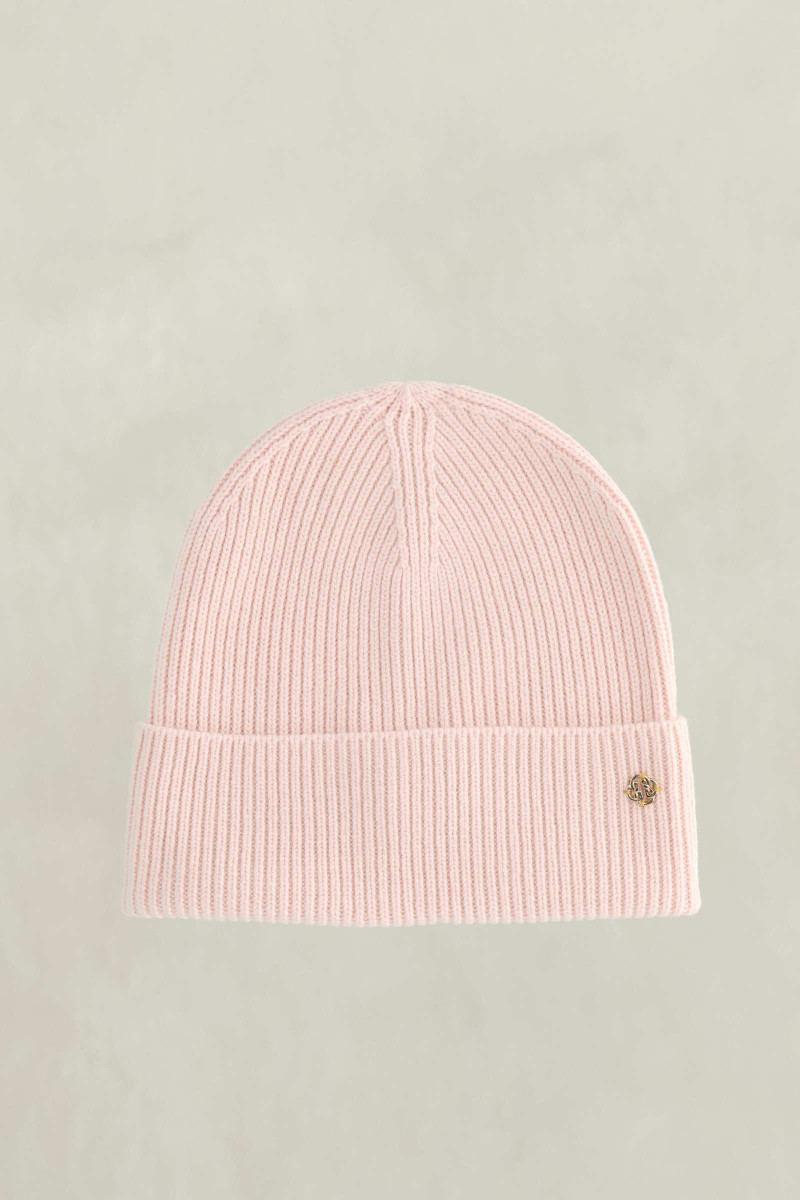 ČAPICA GANT WOOL RIBBED BEANIE REFINED PINK