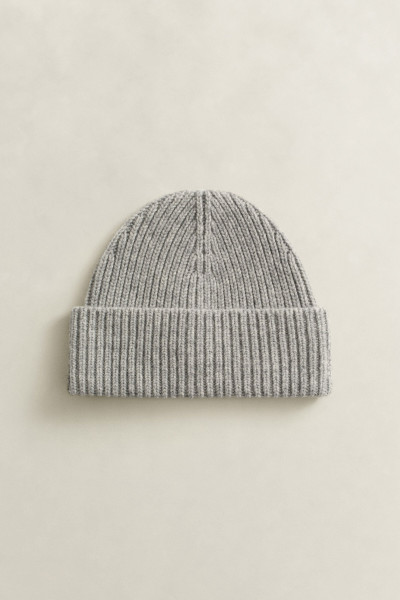 SAPKA GANT WOOL CASHMERE BLEND RIBBED BEANIE - Kép 1