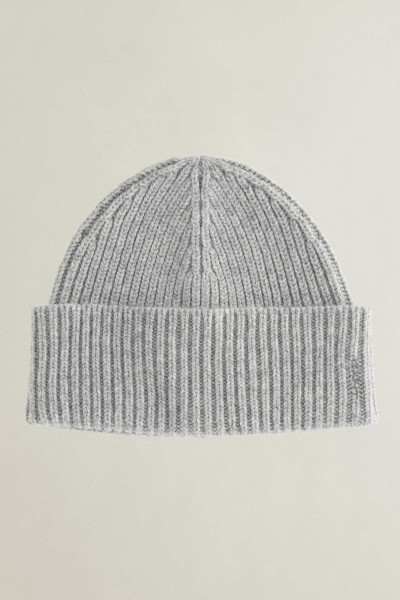 SAPKA GANT WOOL CASHMERE BLEND RIBBED BEANIE - Kép 1