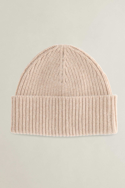 SAPKA GANT WOOL CASHMERE BLEND RIBBED BEANIE - Kép 1