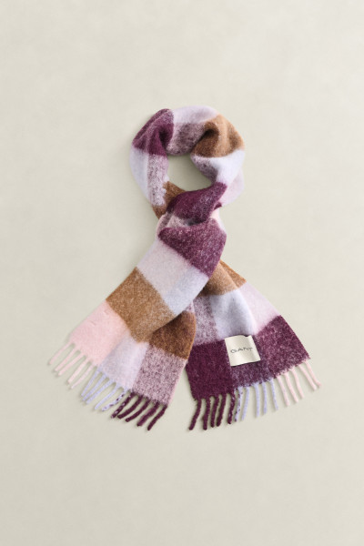 SÁL GANT ALPACA CHECK WOOL SCARF - Kép 1