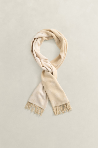 SÁL GANT MONOGRAM WOOL SCARF - Kép 1