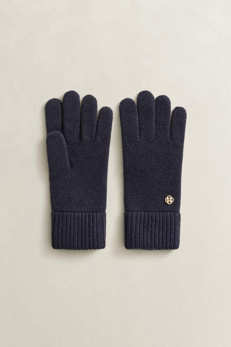RUKAVICE GANT WOOL GLOVES EVENING BLUE