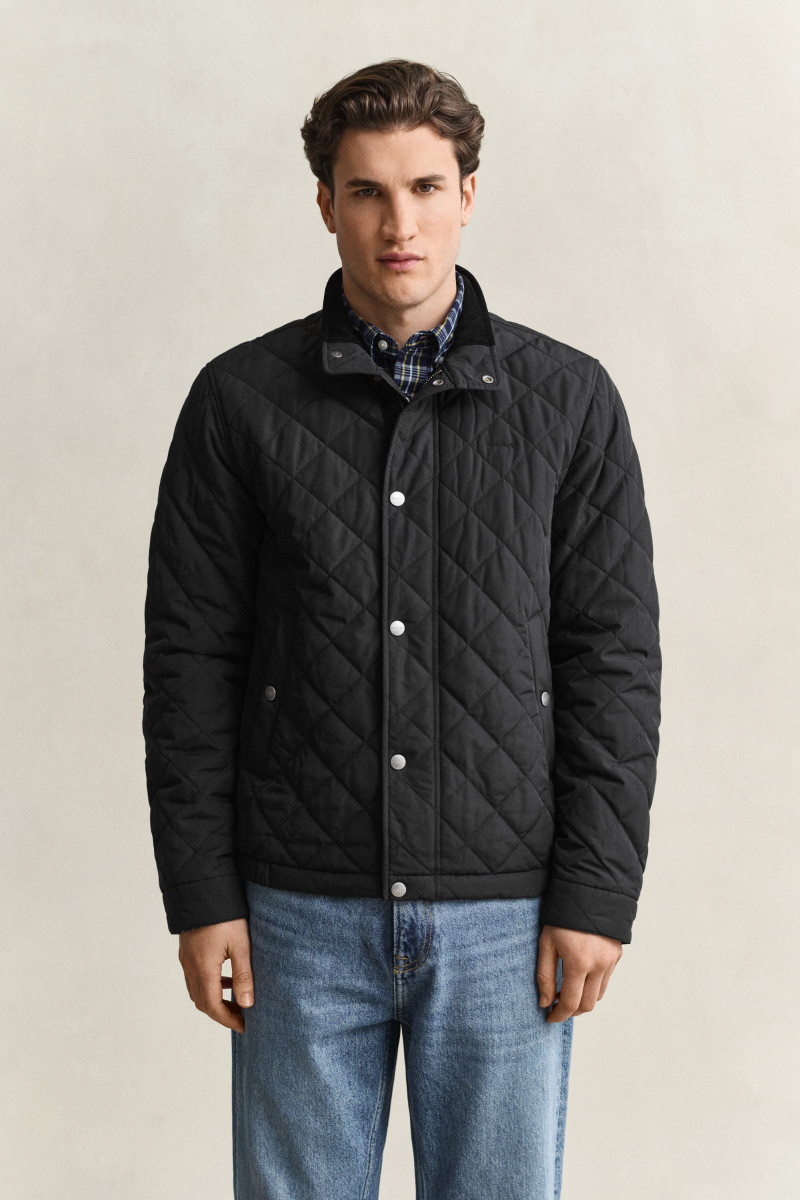 BUNDA GANT CLASSIC QUILTED JACKET BLACK