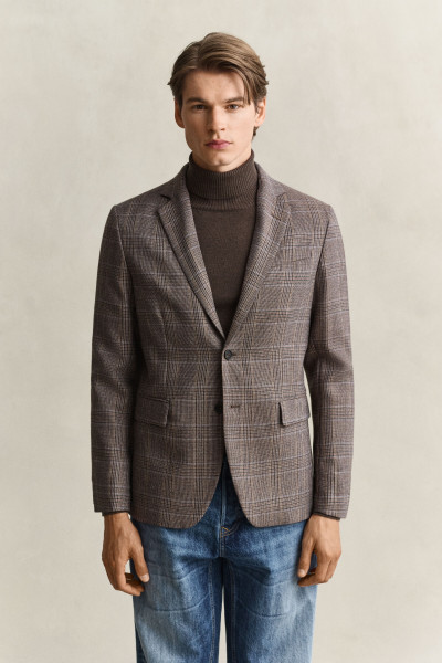 ZAKÓ GANT WOOL CHECK SUIT JACKET - Kép 1