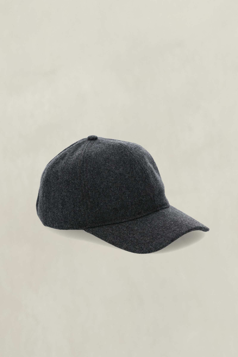 ŠILTOVKA GANT TONAL SHIELD MELTON CAP ANTRACIT MELANGE