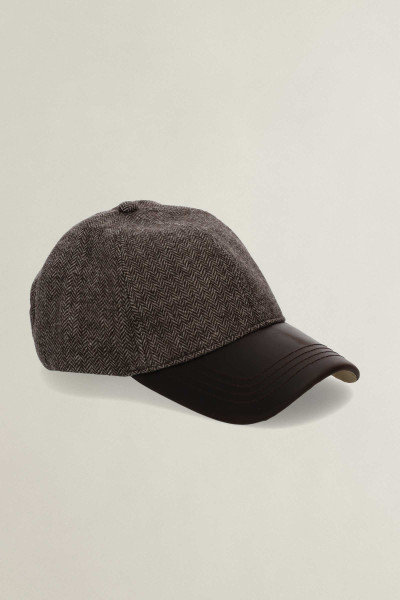 SAPKA GANT LEATHER VISOR WOOL BLEND CAP - Kép 1