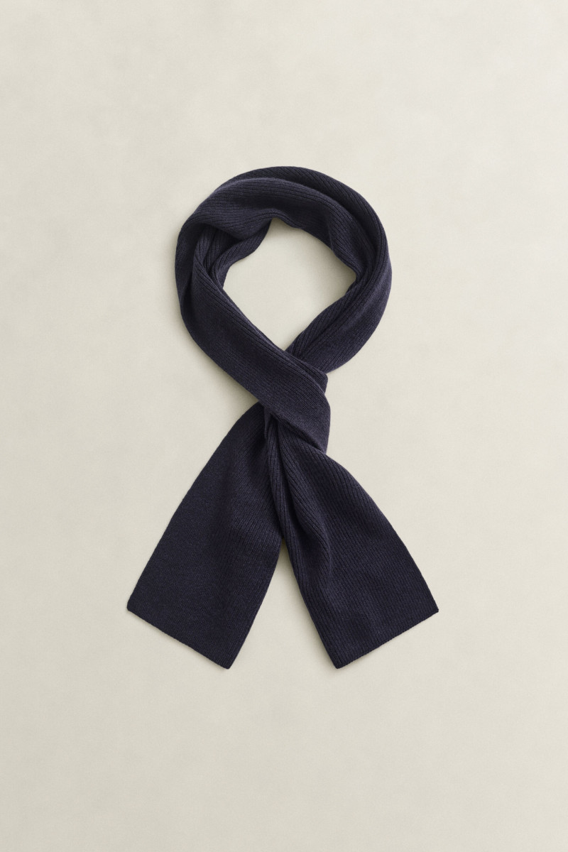 ŠÁL GANT CASHMERE SCARF EVENING BLUE