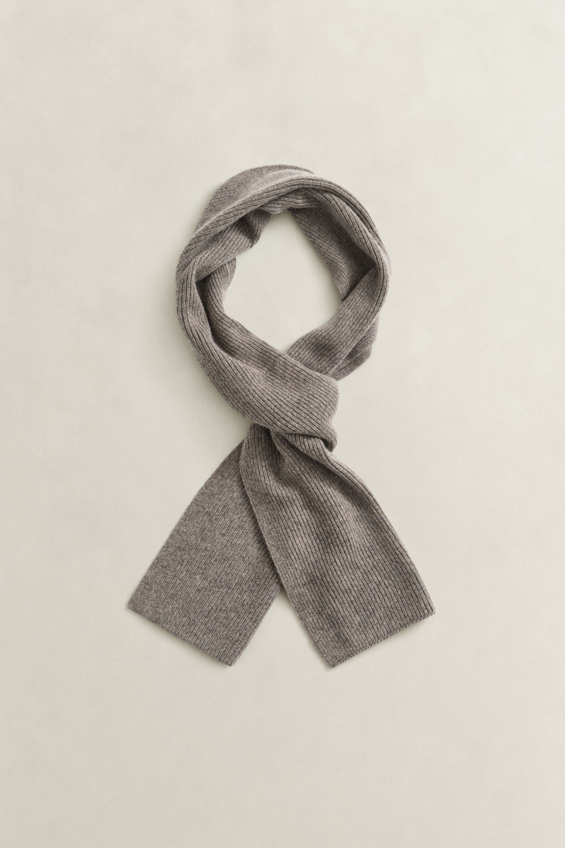 ŠÁL GANT CASHMERE SCARF STONE MELANGE
