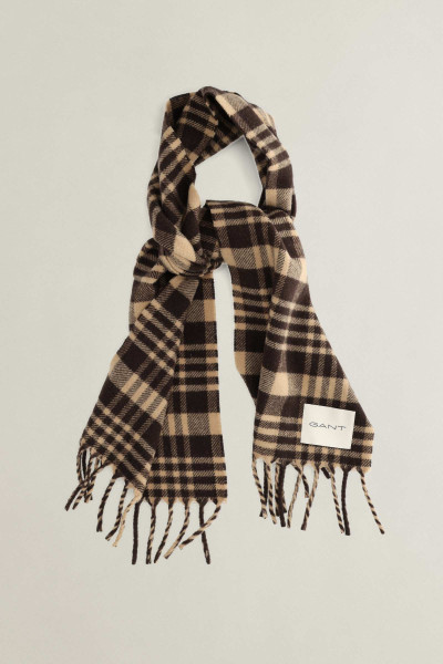 SÁL GANT CHECKED WOOL SCARF - Kép 1