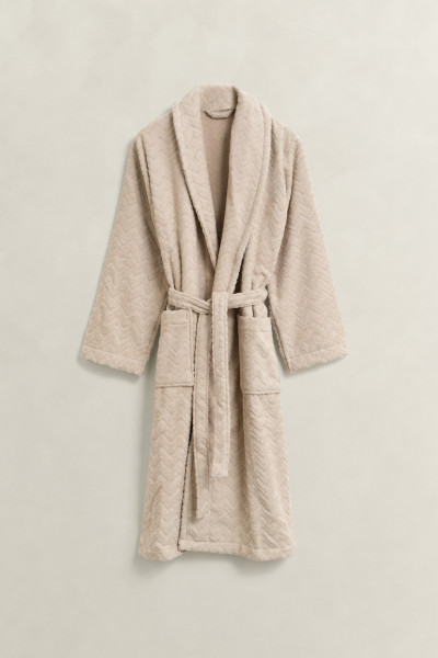 ŽUPAN GANT JACQUARD HERRINGBONE ROBE - Fotografia č. 1