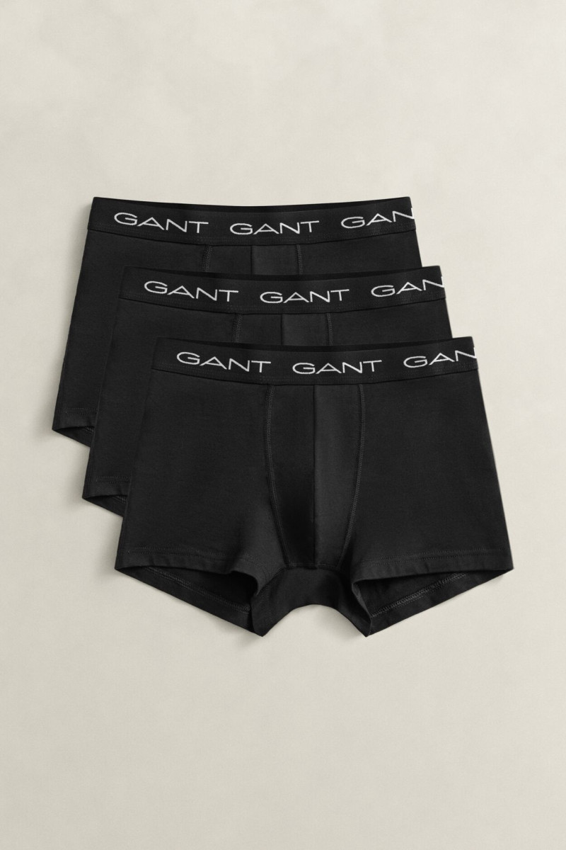SPODNÁ BIELIZEŇ GANT TRUNK 3-PACK BLACK