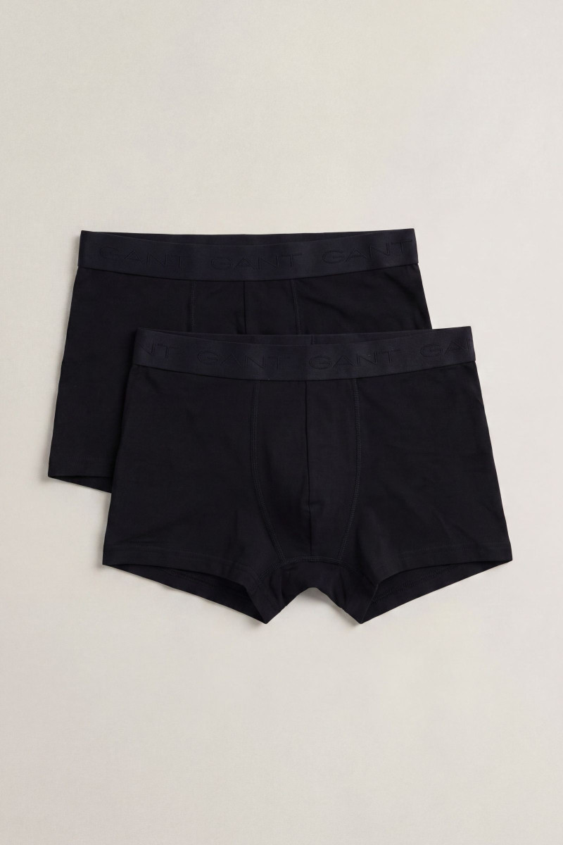 SPODNÁ BIELIZEŇ GANT COTTON MODAL TONAL TRUNK 2-PACK BLACK