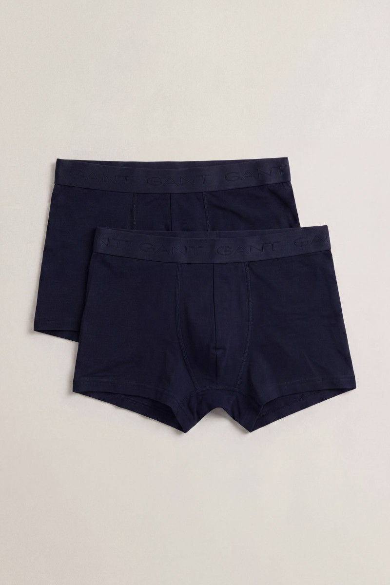 SPODNÁ BIELIZEŇ GANT COTTON MODAL TONAL TRUNK 2-PACK EVENING BLUE