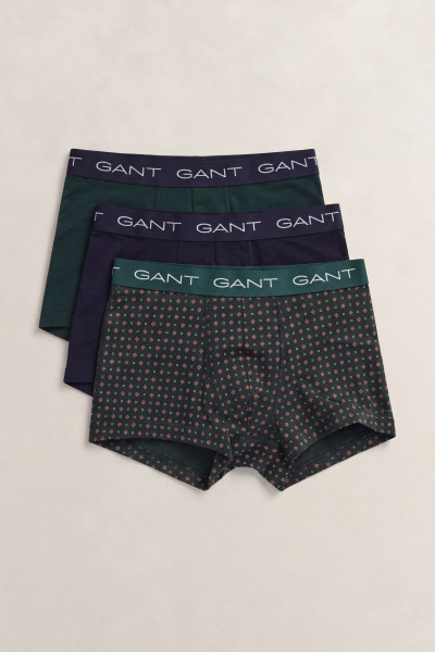 SPODNÁ BIELIZEŇ GANT TRUNK 3-PACK GIFT BOX - Fotografia č. 1