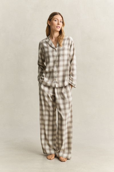 PYŽAMO GANT CHECKED FLANNEL PAJAMA SET - Fotografia č. 1