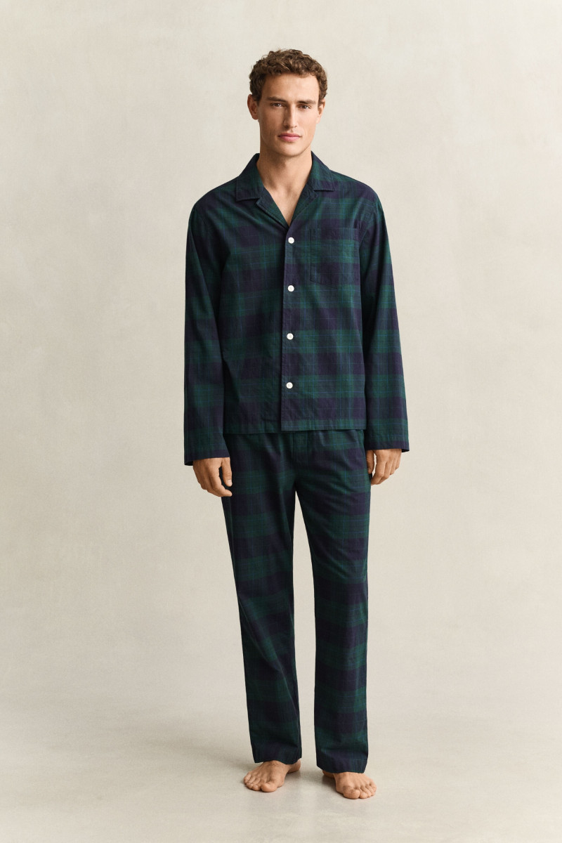 PYŽAMO GANT CHECKED PAJAMA SET GIFTBOX TARTAN GREEN