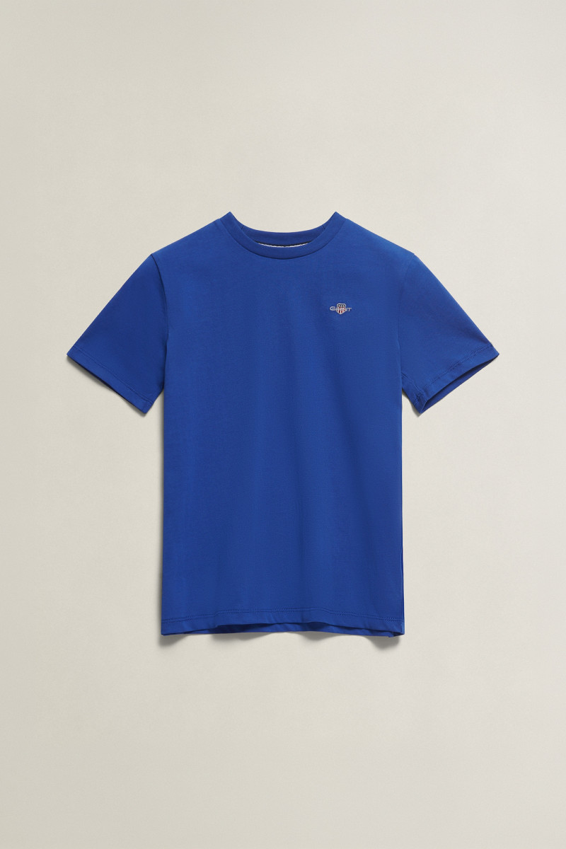 TRIČKO GANT SHIELD SS T-SHIRT CRISP BLUE