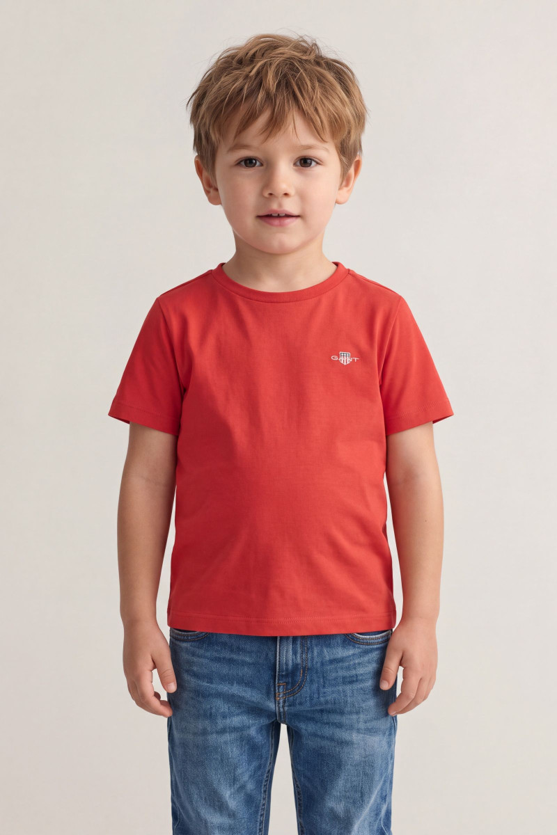 TRIČKO GANT SHIELD SS T-SHIRT MAPLE FIRE