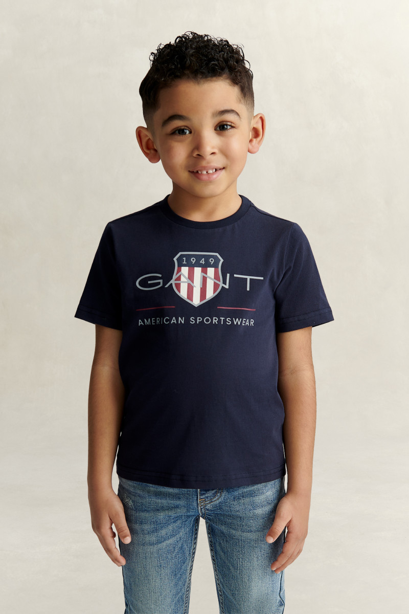 TRIČKO GANT ARCHIVE SHIELD SS T-SHIRT EVENING BLUE