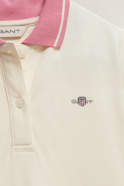 ŠATY GANT SHIELD SS POLO DRESS - Fotografie č. 2