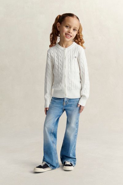 KARDIGÁN GANT SHIELD CABLE KNIT CARDIGAN - Fotografie č. 3