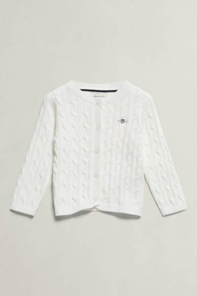 KARDIGÁN GANT SHIELD CABLE KNIT CARDIGAN - Fotografie č. 6