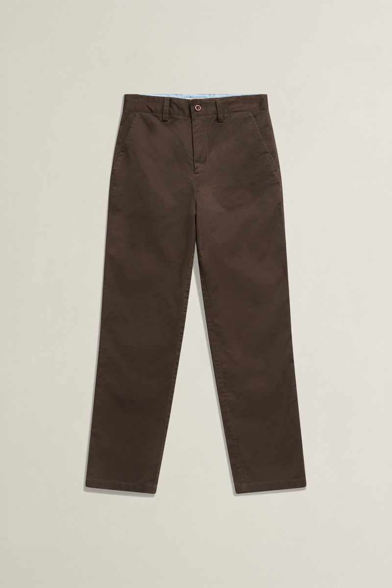 NOHAVICE GANT CHINO SHADOW BROWN