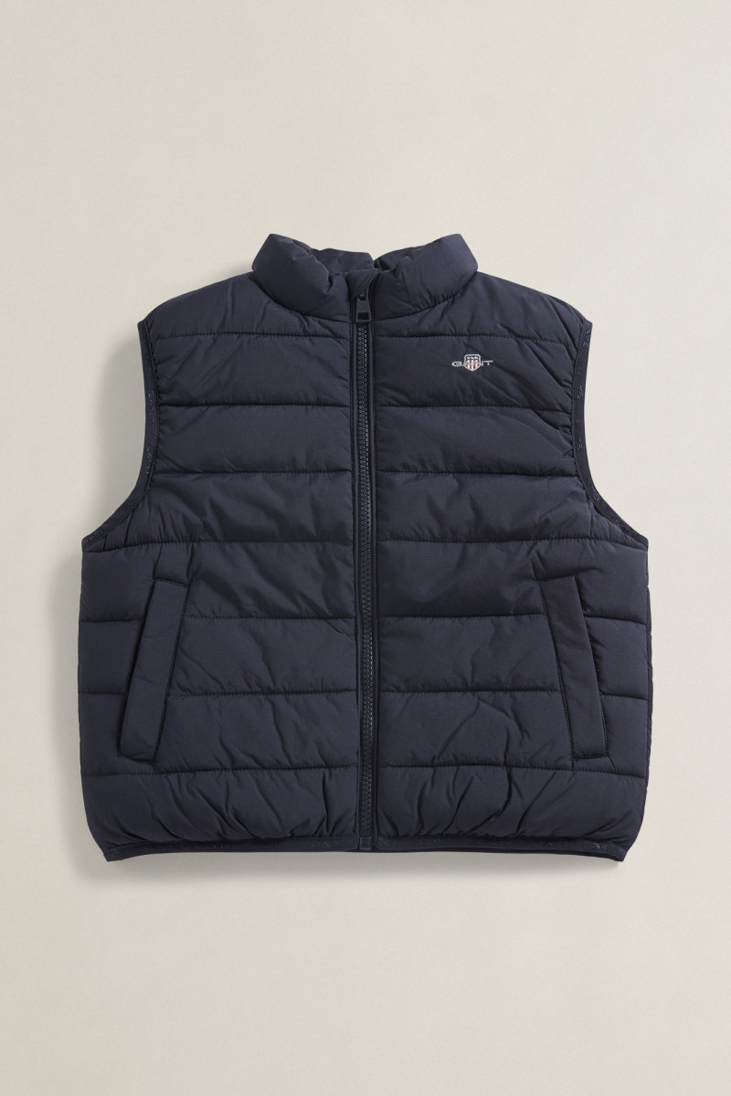VESTA GANT LIGHTWEIGHT VEST EVENING BLUE