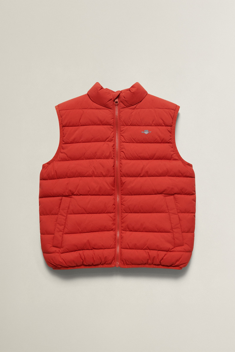 VESTA GANT LIGHTWEIGHT VEST MAPLE FIRE