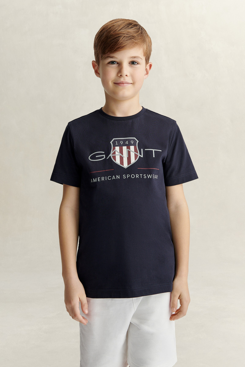 TRIČKO GANT ARCHIVE SHIELD SS T-SHIRT EVENING BLUE