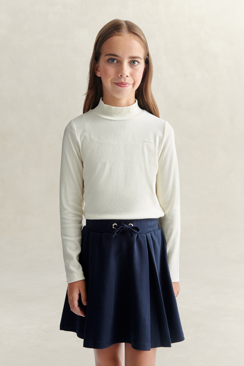 ROLÁK GANT POINTELLE LS T-SHIRT CREAM
